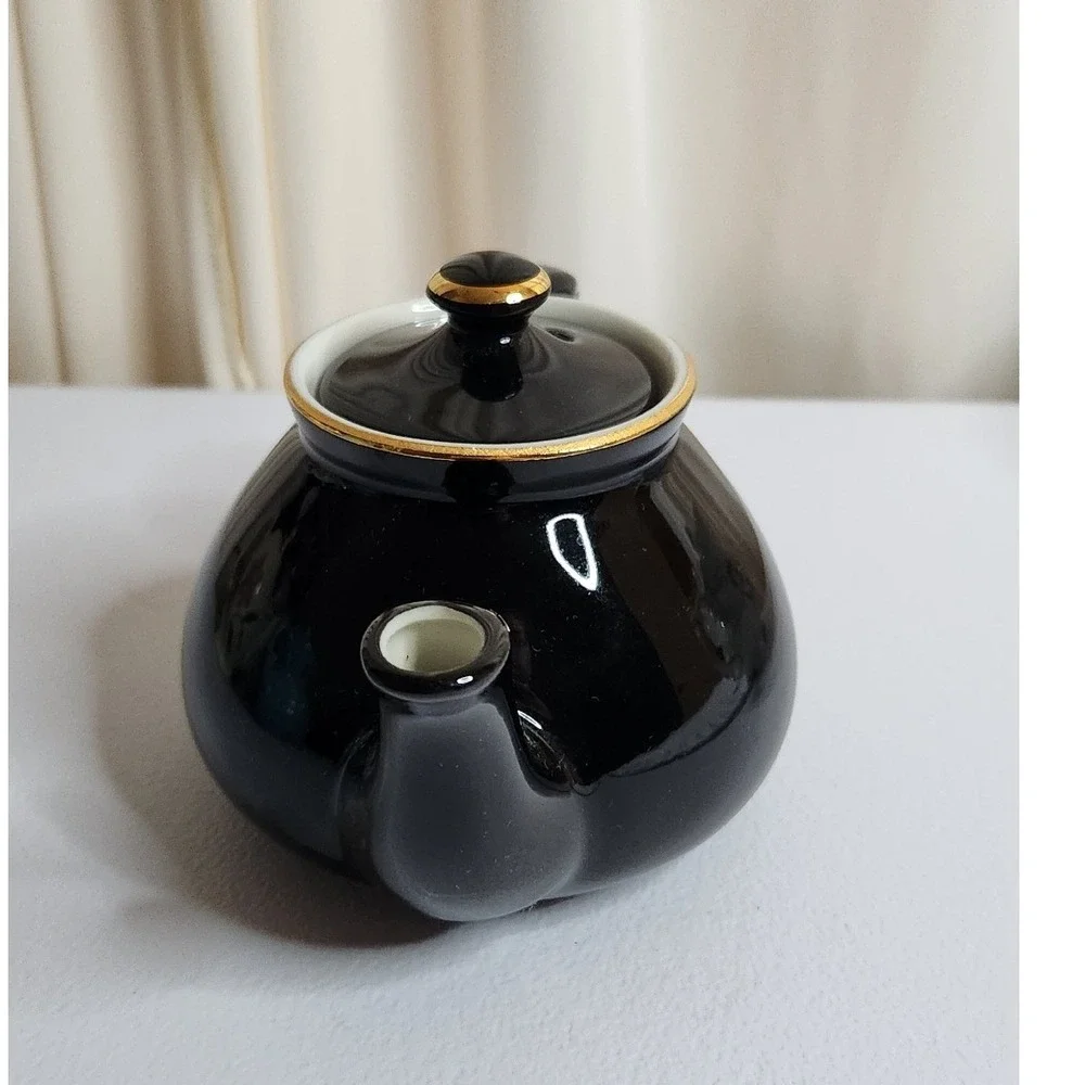 Hall Pottery Teapot -- Black